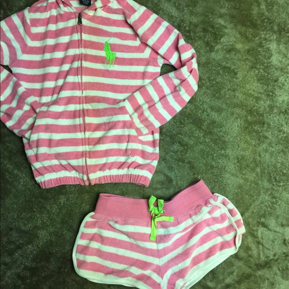 Polo by Ralph Lauren short set Size 7